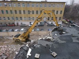 Heim Pál Kórház „H” épület bontása