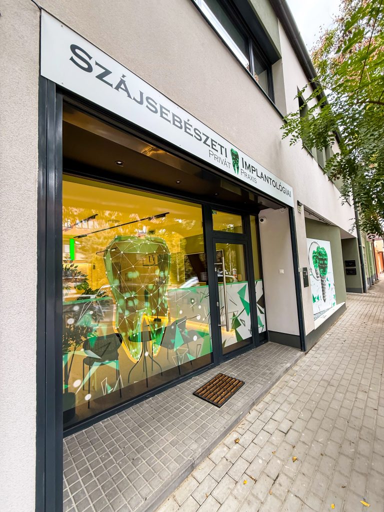 1. kép – Az elkészült fogorvosi rendelő külső megjelenése.